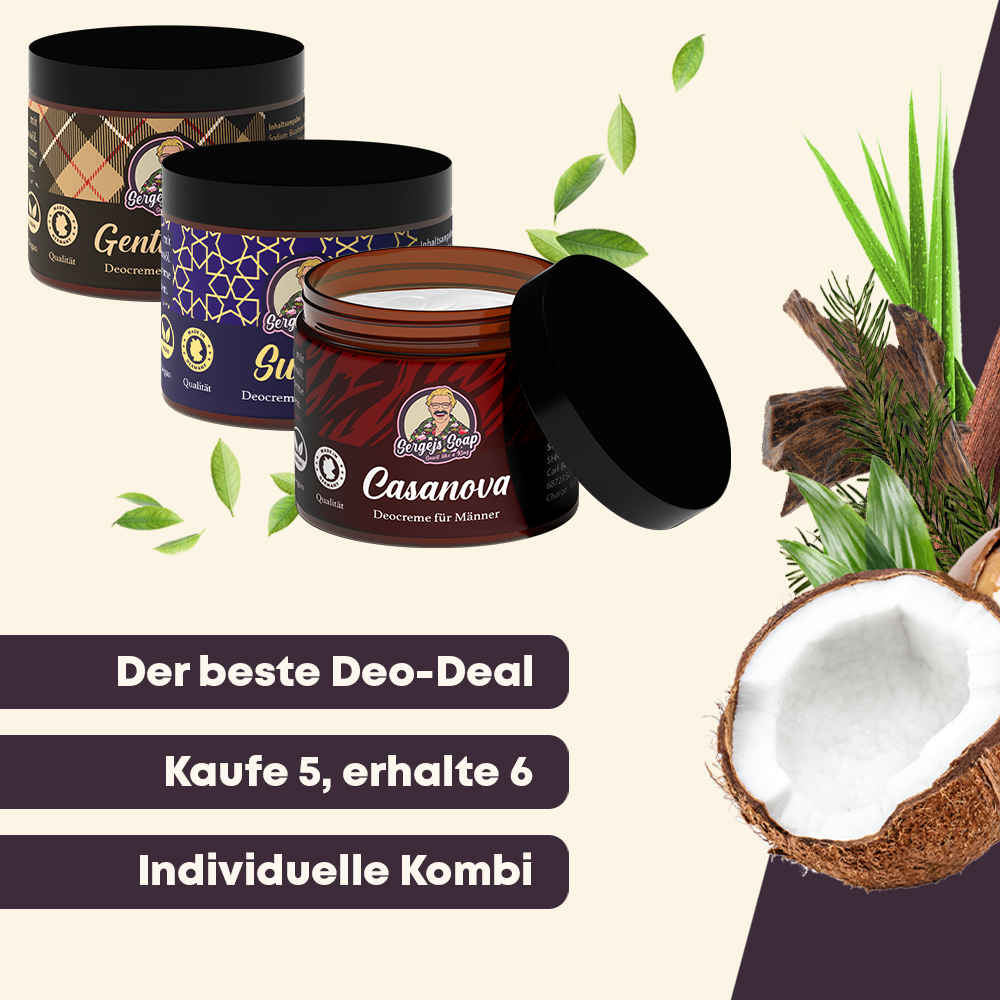 Deocreme Booster Pack (5+1 Gratis)