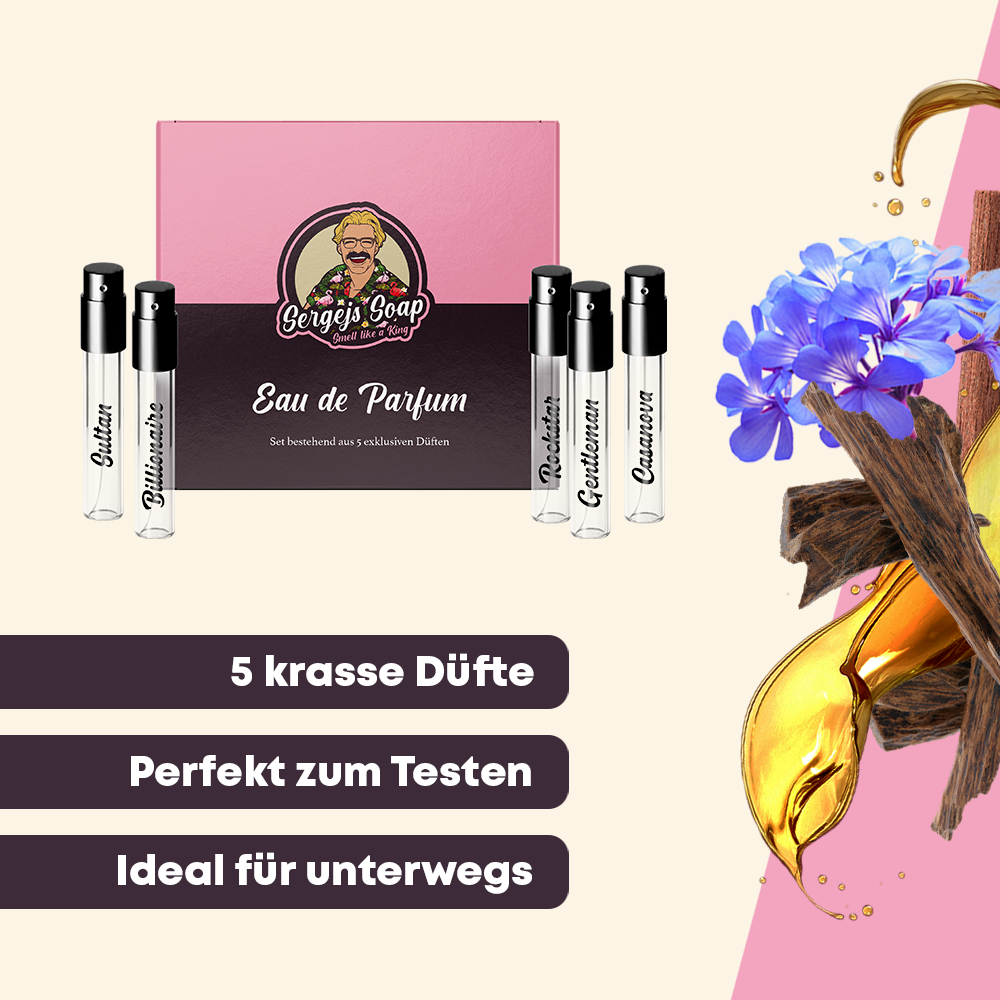 5er Set Extrait de Parfum Duftprobenbox