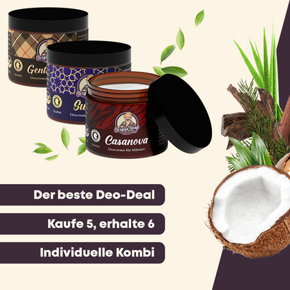 Deocreme Booster Pack (5+1 Gratis)