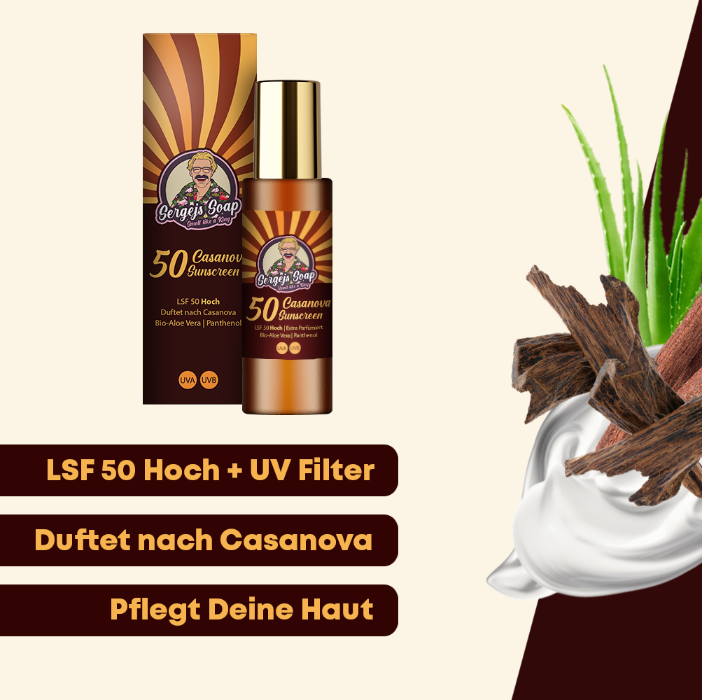 Casanova Sunscreen LSF50 UVA / UVB