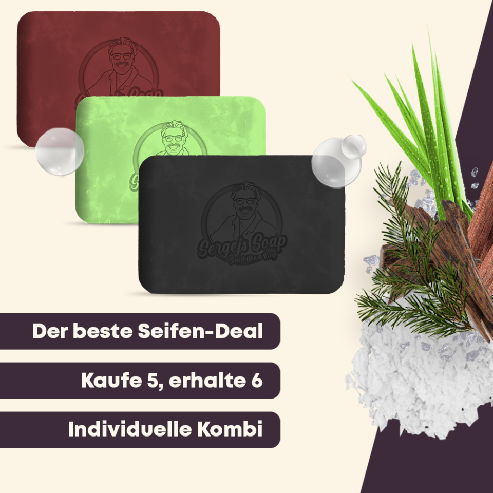 Seifen Booster Pack (5+1 Gratis)