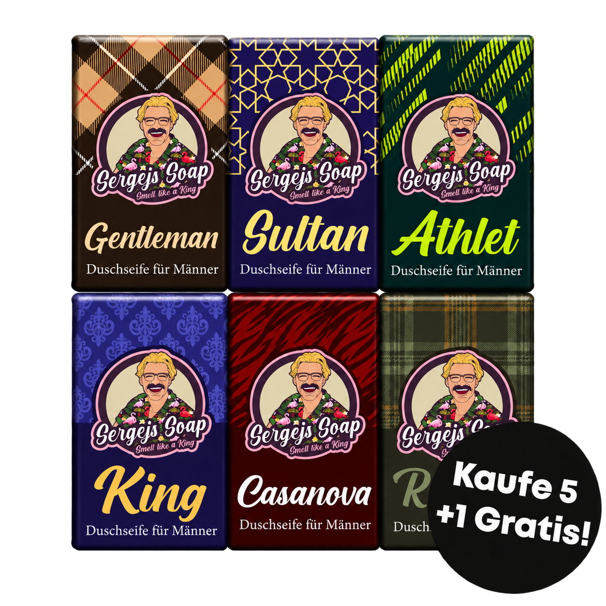 Seifen Booster Pack (5+1 Gratis)